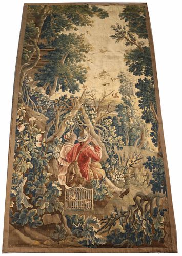 Continental Tapestry, Courting Couple with Birds