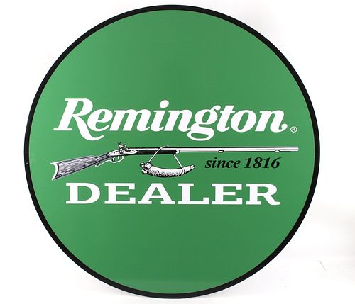 Remington Dealer Reproduction Advertising Sign