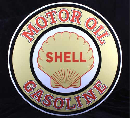 Shell Motor Oil Gasoline Reproduction Sign