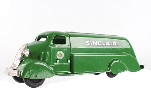 Sinclair H-C Gasoline Tanker Toy Truck circa 1930s