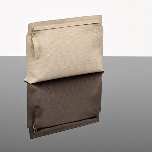 Loewe Large Textured Cosmetic Pouch
