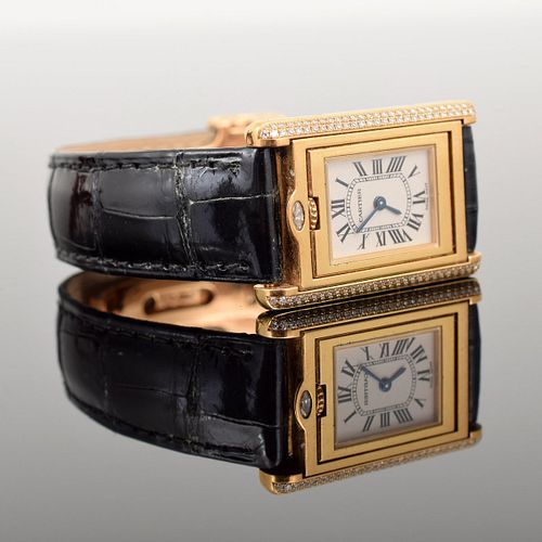 Cartier "Civic" 18K Watch