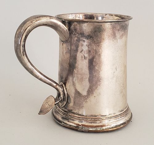 18th Century Silver Plated Mug