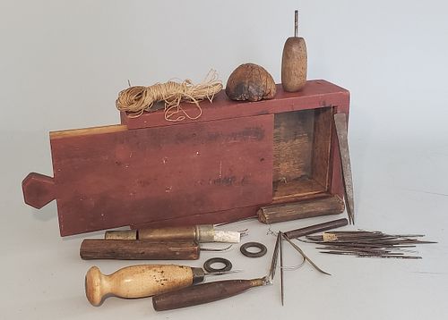 19th Century Sailmakers Mending Kit