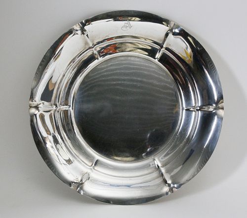Dominick and Haff Sterling Silver Charger in the Salem Pattern