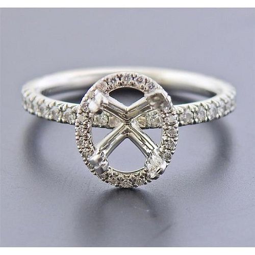 Blue Nile platinum Diamond Engagement Ring Mounting