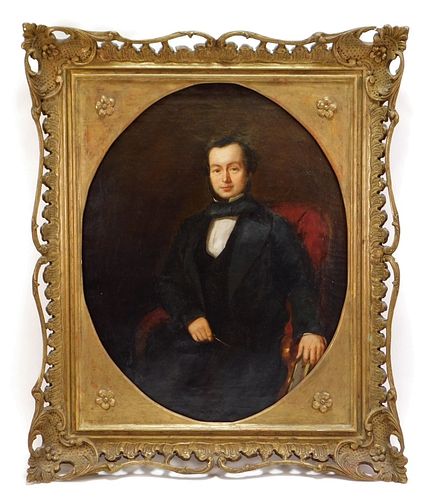 English School Portrait of a Gentleman Painting