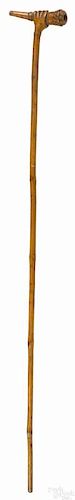 Schtockschnitzler Simmons (Southeastern Pennsylvania, active 1885-1910), carved walking stick