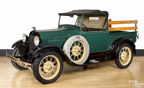 1928 Ford Model A pick-up truck, 4 cylinder, having the original engine, chassis, body