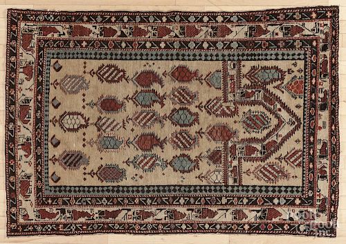 Caucasian prayer rug, 5'3'' x 3'7''.