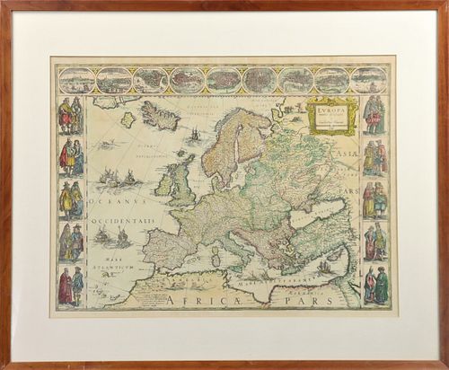Willem Janszoon Blaeu's Map of Europe