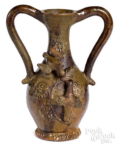 Winchester, Virginia redware vase