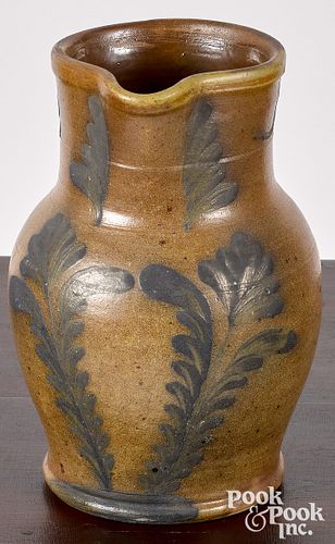 Pennsylvania Remmey type stoneware pitcher