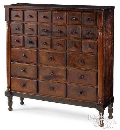 Cherry apothecary cupboard, ca. 1835