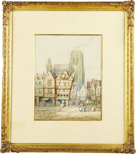 Henry T. Schafer (1873-1915) British, Watercolor
