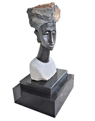 Joe Mutasa (20th C)Zimbabwean,Monumental Sculpture