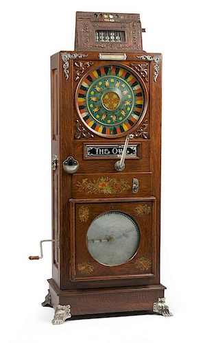Mills Novelty Co. 5 cent slot machine ''The Owl''