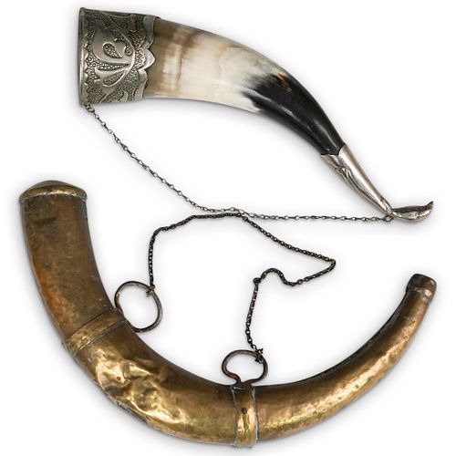 (2 Pc) Pair of Two Horns