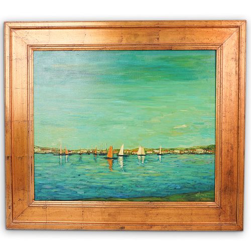 Jan Dorian Whitney "Across the Water" Painting