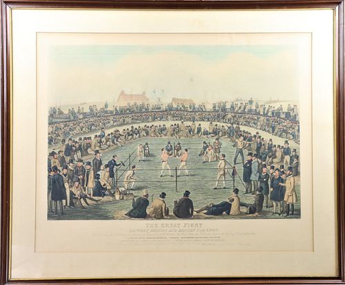 Engraving of the Great Fight