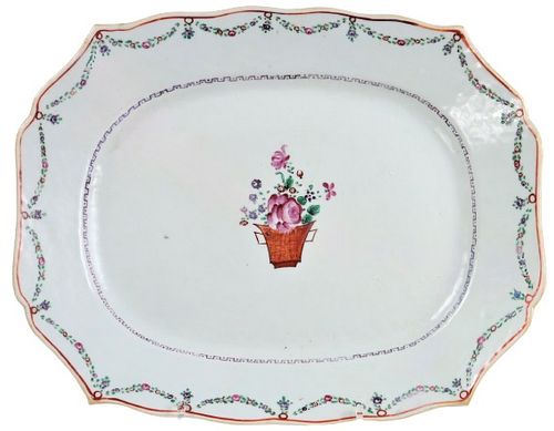 18th/19th C Chinese Export Porcelain Platter