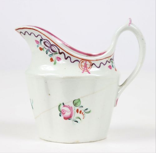 Chinese Export 18th C Enamel Decorated Creamer