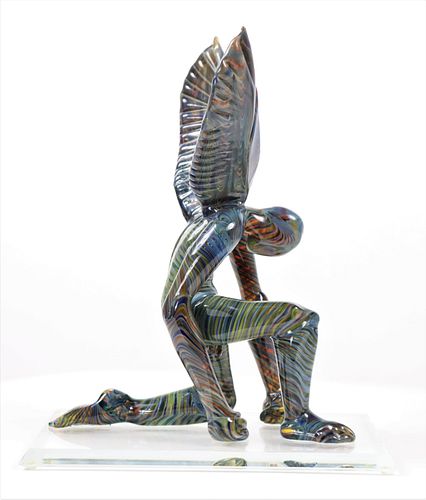 Milon Townsend Studio Glass Sculpture "Daedalus"
