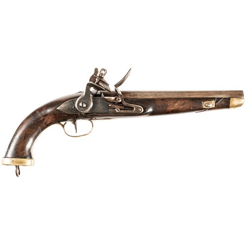 1790-1830 Inexpensive Belgian Military Flintlock Pistol
