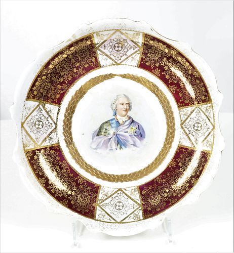 Antique Royal Vienna Portrait Plate
