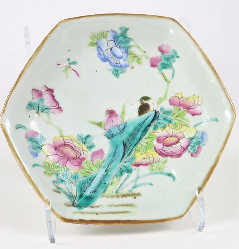 Antique Chinese Hand Painted Dish