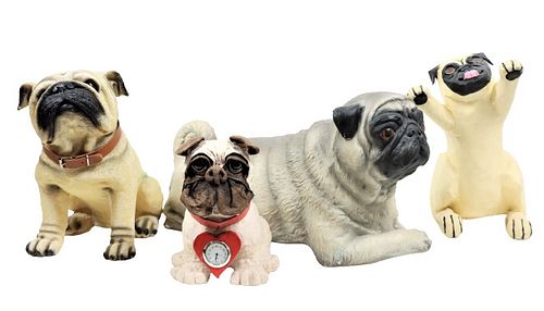 (4) Collection of Pugs
