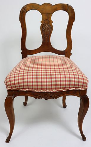 Antique French Side Chair 19th C