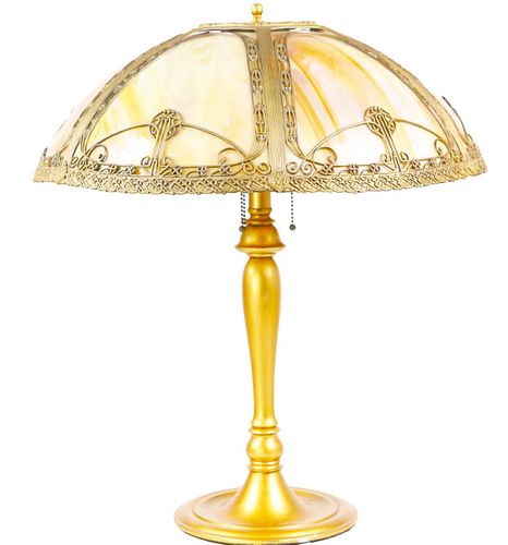 Early American Lamp & Shade