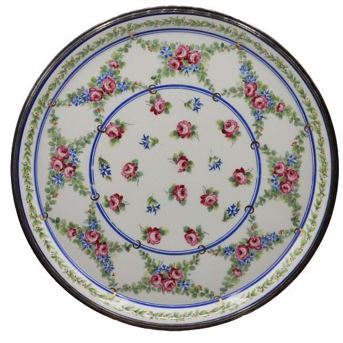 French Decorative Ceramic Platter