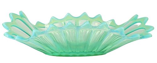 Beautifully Colored Glass Candy Dish