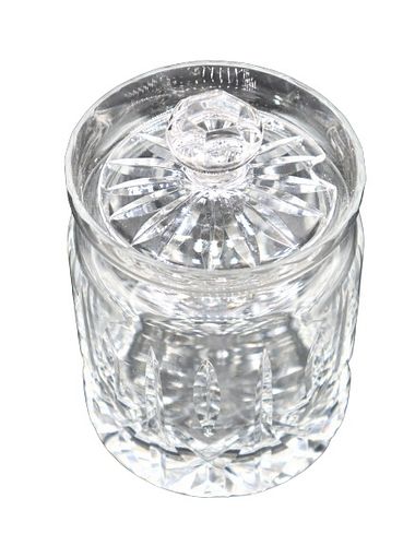 Cut Crystal Sugar Jar With Lid