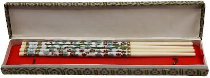 (2) Pairs of Cloisonne Chopsticks