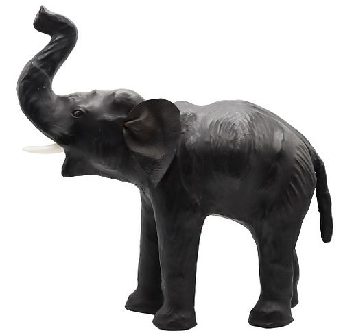 Black Elephant Figure