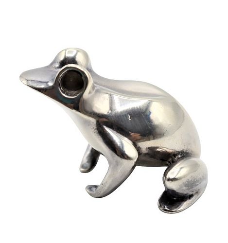Tiffany & Co. Sterling Frog, 2.4 OZT.
