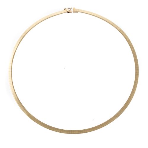 An Omega Necklace in 14K