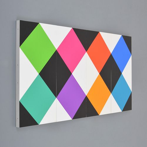 Max Bill "Combillation" 4-Panel Geometric Silkscreen