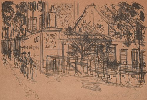 Maurice Utrillo Street Scene Print, Signed Edition