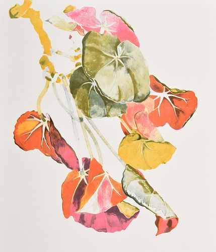 Sondra Freckelton "Begonia" Lithograph, Signed Edition