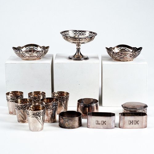 Lrg Grp: 800 Silver Objects