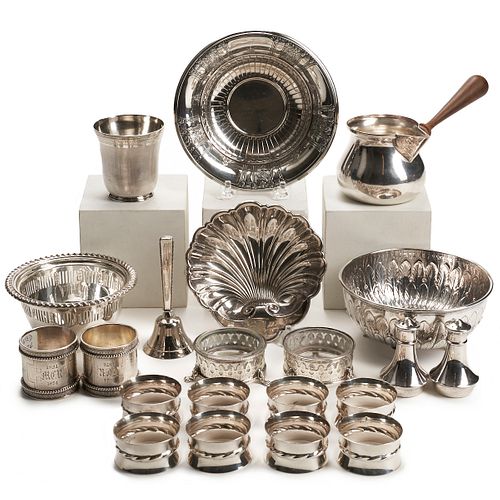 Grp: Sterling Silver Objects - Gorham Bottega Sanborn