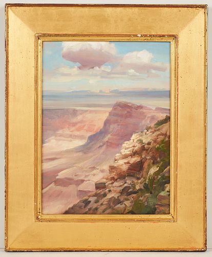 Peter A. Nisbet Grand Canyon Oil on Board