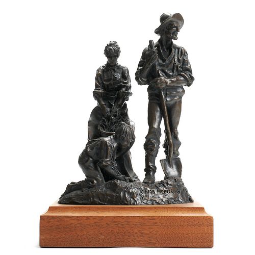 Herb Mignery "Heritage" Cast Bronze Sculpture