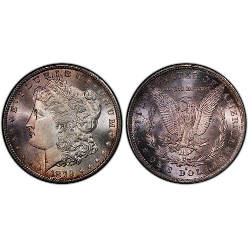 1879 S Morgan Silver Dollar UNC Detail PCGS