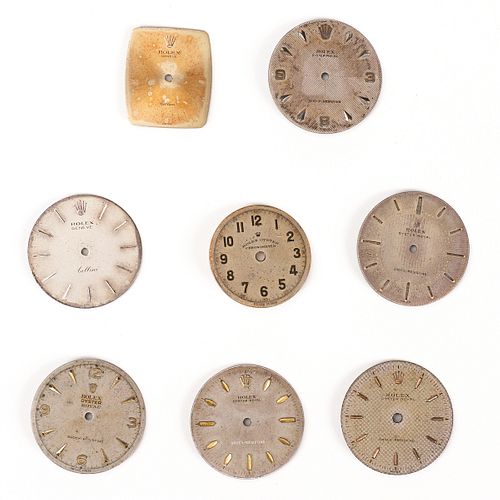 Grp: 8 Rolex Watch Face Dials - Oyster Cellini