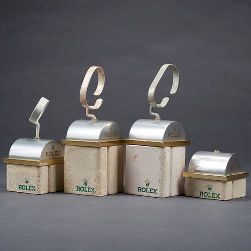 Group of Vintage Rolex Retail Display Stands